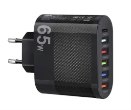 czarna-ladowarka-usb-pd-65w-5x-usb-a-po-10w-1x-usb-c-15w-pd-6-portow