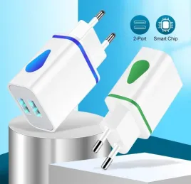 ladowarka-sieciowa-2x-10w-2-1a-2x-usb-typ-a-kolor-niebeiski-lub-zielony