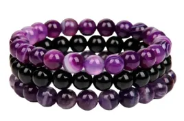 zestaw-3-bransoletek-z-kamieni-agat-fioletowy-czarny-onyks-ametyst-8-mm