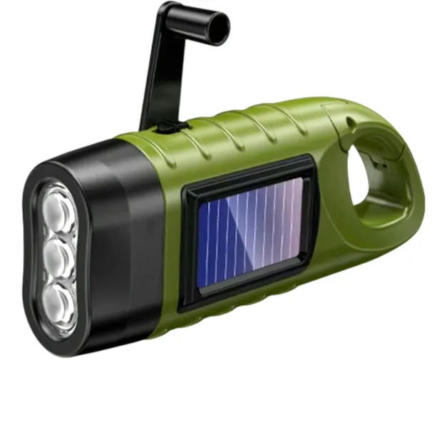 LATARKA survival ładowana na korbkę(dynamo) solarnie Akumulatorowa Awaryjna