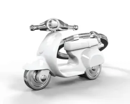 brelok-do-kluczy-skuter-bialy-metalmorphose