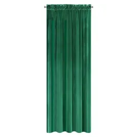 zaslona-na-tasmie-welwetowa-z-polyskiem-samanta-140x300-ciemnozielona