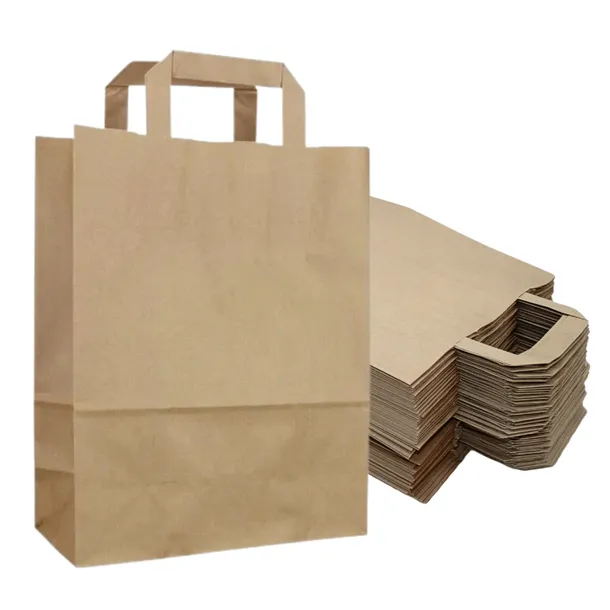 TORBA PAPIEROWA 180x90x230 EKO Torby z Uchem 18/9/23 Brązowa 250szt