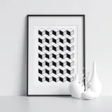 plakat-cyfrowy-do-wydruku-3d-pattern-rodzaj-bez-ramy