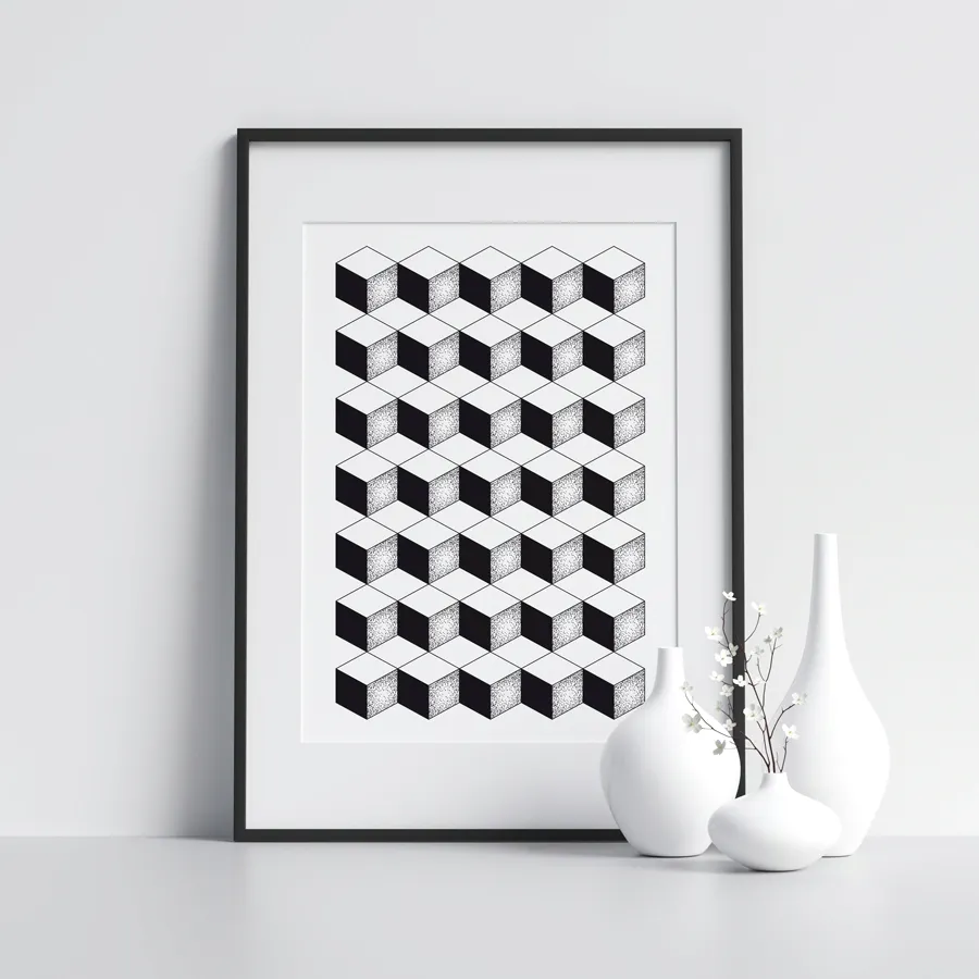 plakat-cyfrowy-do-wydruku-3d-pattern