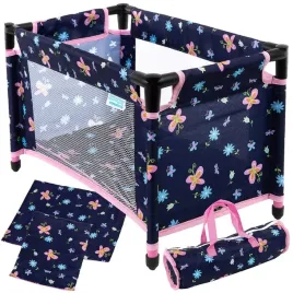 kinderplay-lozeczko-dla-lalek-turystyczne-kojec-akcesoria-torba-posciel