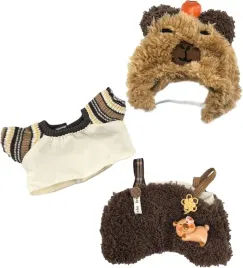 ubranka-dla-lalka-17cm-zestaw-ubranek-stroj-i-akcesoria-capybara-3szt