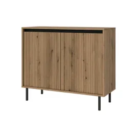 komoda-polki-drzwiczki-frezy-ryfle-dab-evoke-salon-pokoj-beli