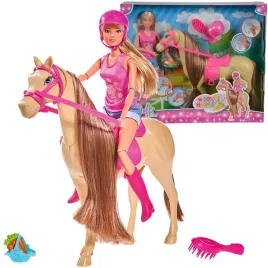duzy-zestaw-lalka-steffi-dzokiejka-kon-poruszajacy-glowa-jazda-konna-akces