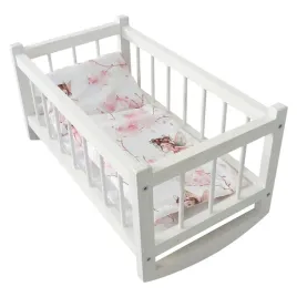 drewniana-kolyska-lozeczko-dla-lalek-biale-posciel-elfik-na-prezent-pokoj