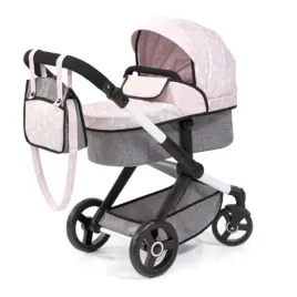 wozek-dla-lalek-szaro-rozowy-xeo