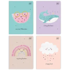 4-x-zeszyt-a5-dla-dziewczynki-16-kartek-kratka-interdruk-brokat