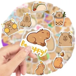 naklejki-mix-kapibara-naklejka-na-laptopa-telefon-smartfon-zestaw-50-szt