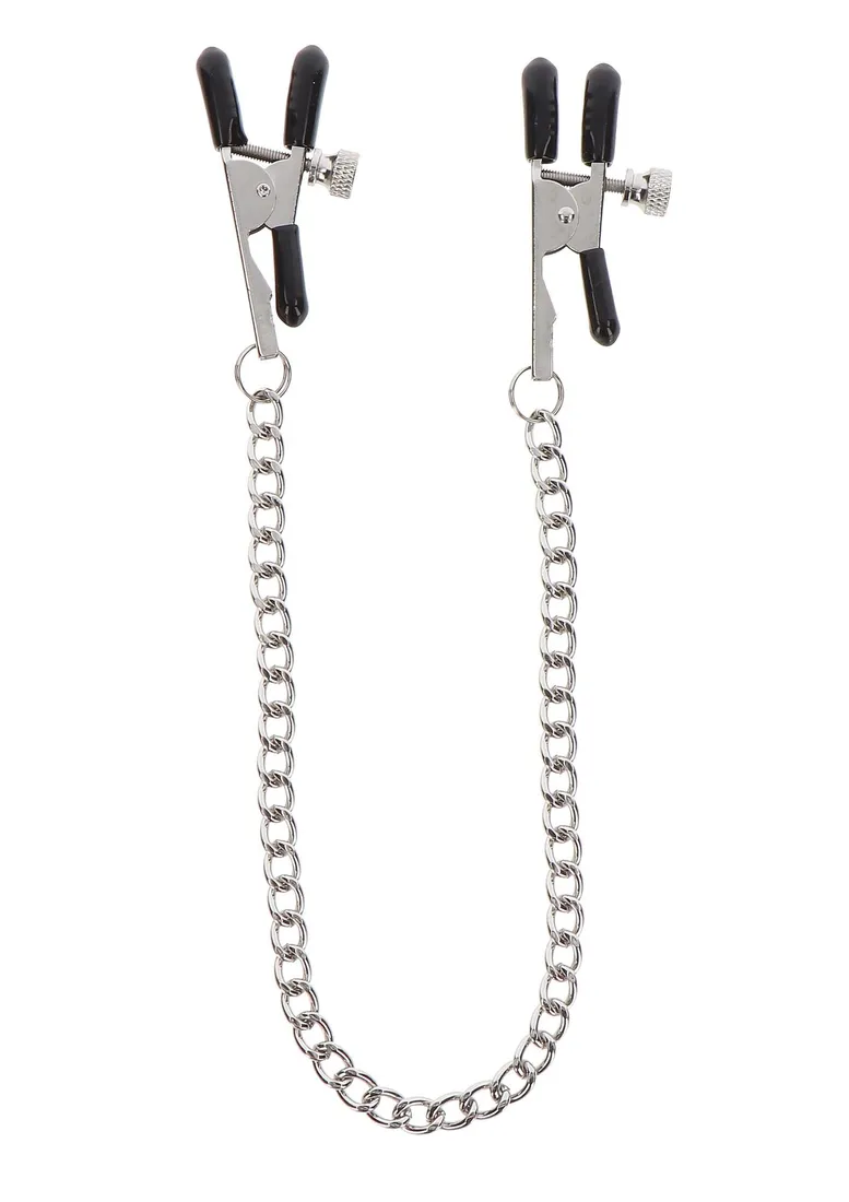 adjustable-clamps-with-chain-silver