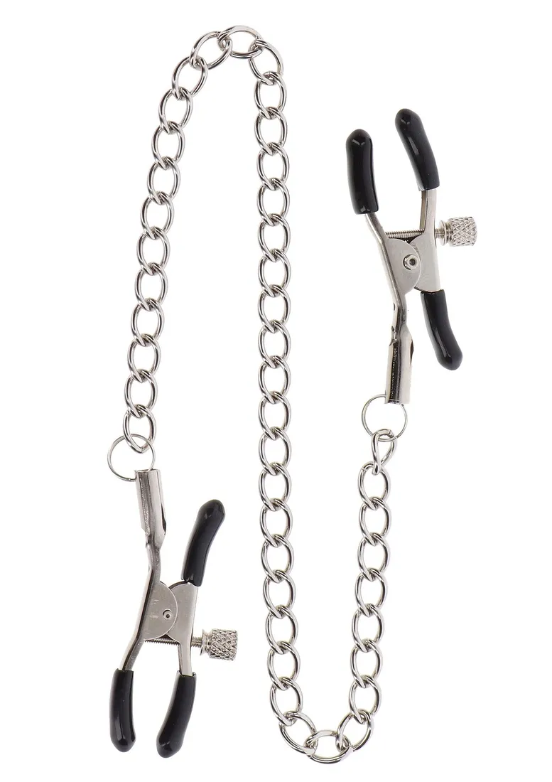 adjustable-clamps-with-chain-silver