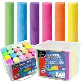 kreda-chodnikowa-kolorowa-gruba-neon-20szt-jumbo-kidea-w-wiaderku