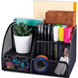 organizer-przybornik-na-biurko-metalowy-siatka-5-komor-szuflada-biurkowy-xl