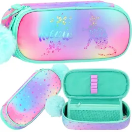 piornik-szkolny-saszetka-usztywniana-dla-dziewczynki-ombre-z-kotkiem-kot