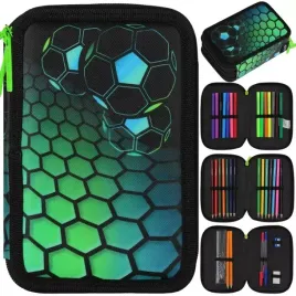 piornik-szkolny-trzykomorowy-potrojny-z-wyposazeniem-pilka-nozna-football