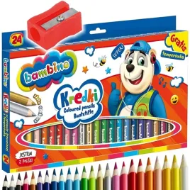 bambino-kredki-24-z-glinki-kaolinowej-drewniane-grube-temperowka-gratis