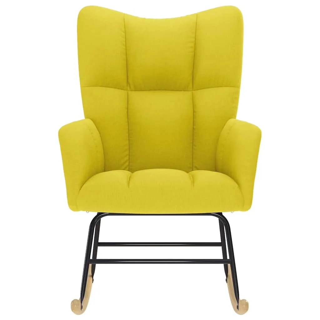 fotel-bujany-jasnozolty-material-stan-nowy