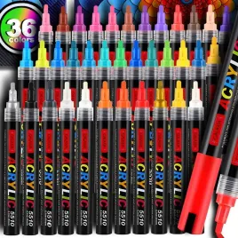 markery-akrylowe-zestaw-36-szt-pisaki-flamastry-mazaki-wodoodporne-z-farba