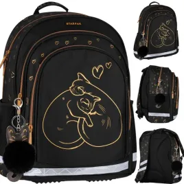 plecak-tornister-szkolny-dla-dziewczynki-czarny-zloty-kot-kotek-klasa-1-3