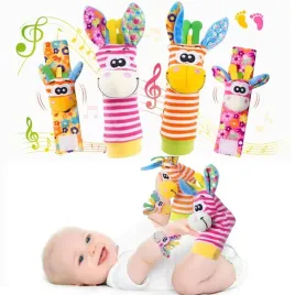 grzechotki-dla-niemowlat-skarpetki-opaski-na-raczki-grzechotka-4-szt