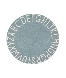 dywan-bawelniany-abc-vintage-blue-o150-cm-lorena-canals