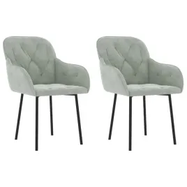krzesla-do-jadalni-aksamitne-jasnoszare-57x61x80cm