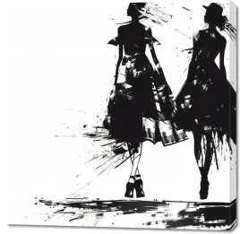 obraz-100x100cm-atramentowy-przerys