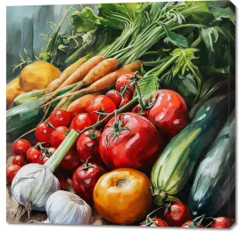 obraz-100x100cm-bogactwo-ogrodowych-zbiorow