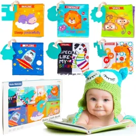 miekkie-ksiazeczki-12-stron-materialowe-sernsoryczne-6szt-gryzak-zwierzatka