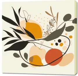 obraz-100x100cm-botaniczny-wir