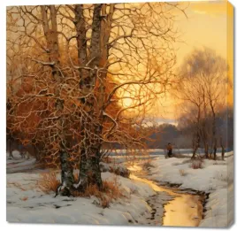 obraz-100x100cm-brzask-o-swicie