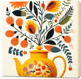 obraz-100x100cm-bujna-herbata