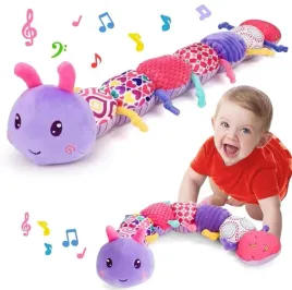 zabawka-sensoryczna-dla-niemowlat-gasienica-muzyczna-pluszowa-antystresowa