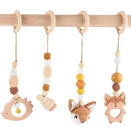 zawieszki-do-baby-gym-stojak-edukacyjny-lis-brazowy-4-szt