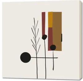 obraz-100x100cm-czern-liniowych-galezi