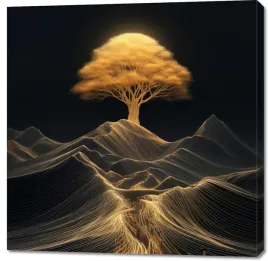 obraz-100x100cm-drzewo-energii