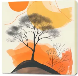 obraz-100x100cm-drzewo-na-przestrzeni