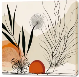 obraz-100x100cm-echem-przez-pustynie