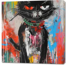obraz-100x100cm-gburowaty-kiciak