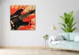obraz-100x100cm-gitara-elektryczna-stan-nowy