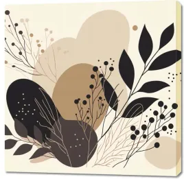 obraz-100x100cm-harmonijka-przyrody