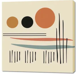 obraz-100x100cm-iluzja-horyzontu