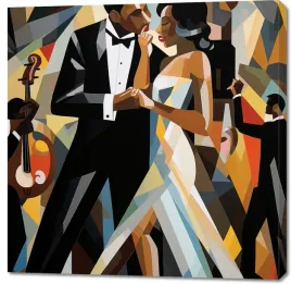 obraz-100x100cm-jazzowa-wieczorna-harmonia