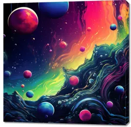 obraz-100x100cm-kalejdoskop-galaktyk