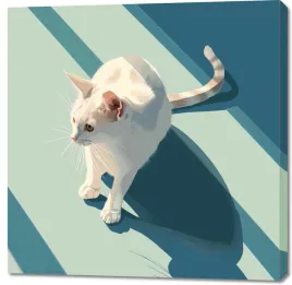 obraz-100x100cm-kocia-persona