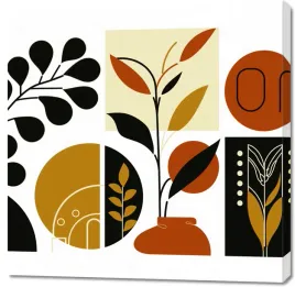 obraz-100x100cm-kolaz-botaniczny